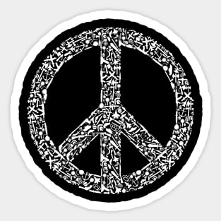 War and Peace Sticker